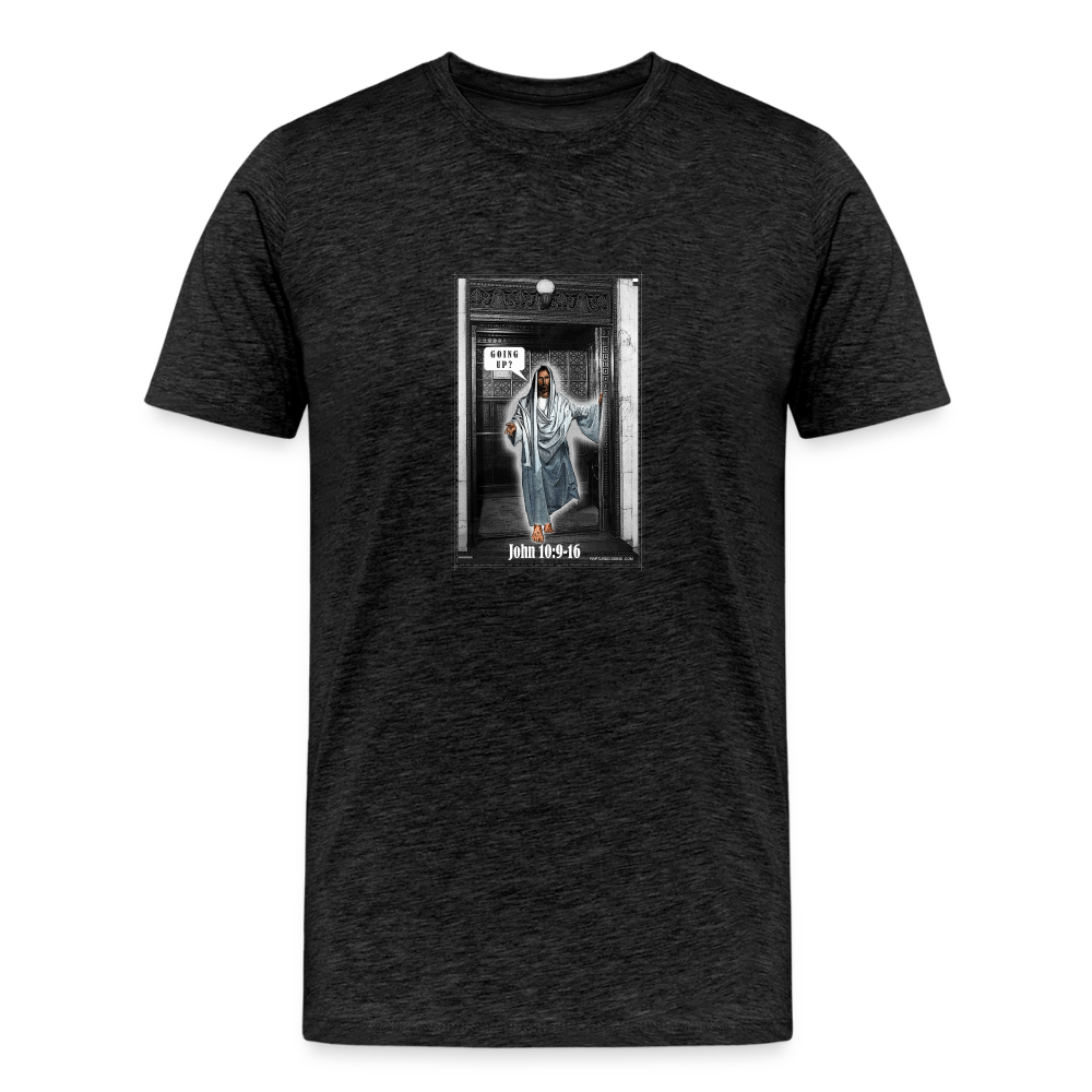 GOING UP WITH JESUS - charcoal grey