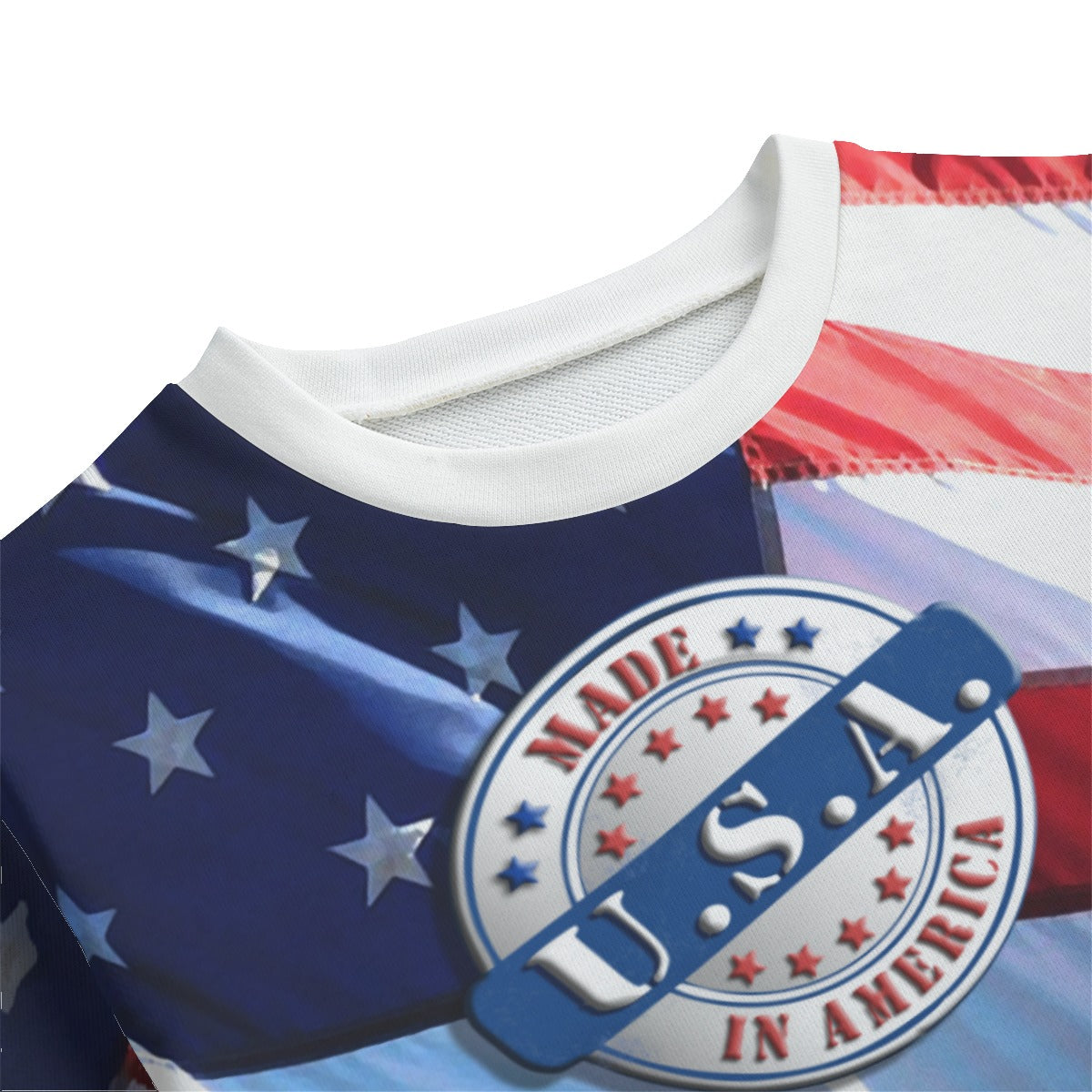 KIDS COTTON SWEATSHIRT-MADE IN AMERICA