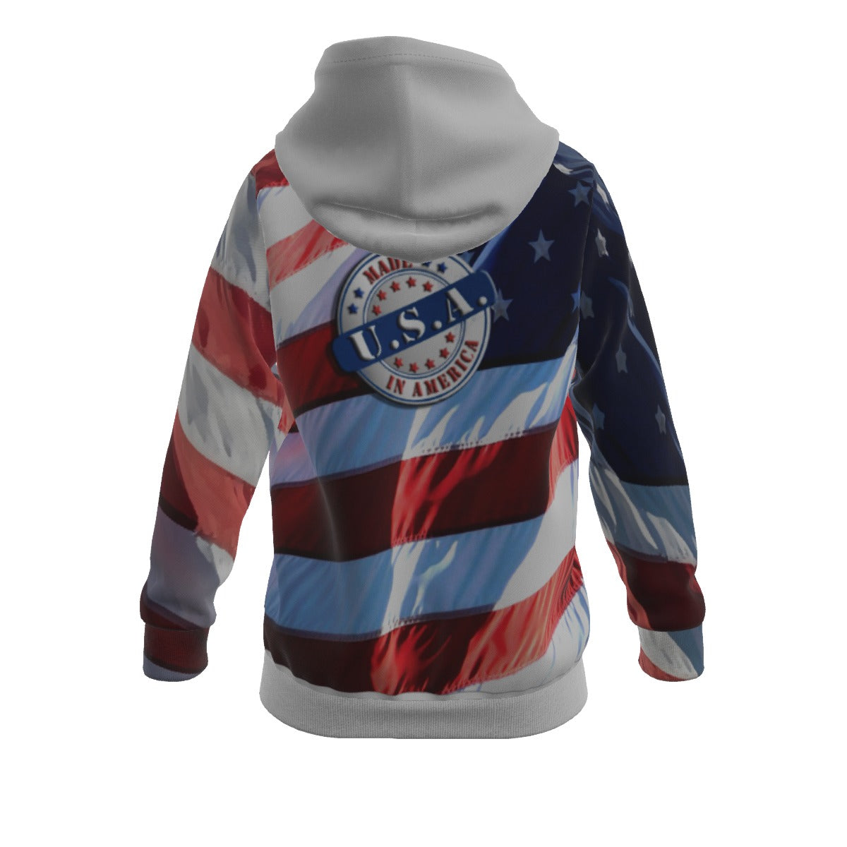 kIDS HOODIE-AMERICAN FLAG