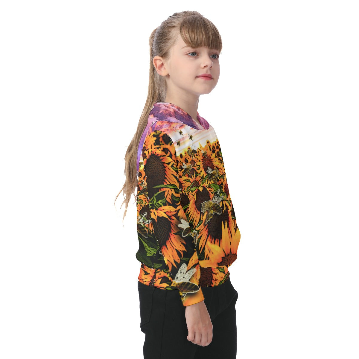 All-Over Print Kid's Heavy Fleece Hoodie